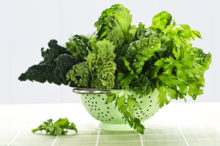 leafy green vegetables area great source of omega-6s