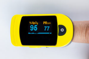 pulse oximeter reading